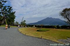 Sakurajima view from Sengan-en