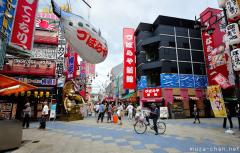 Shinsekai, the old New World district of Osaka