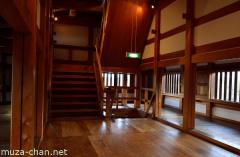 Shiroishi castle interior