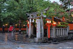 Old Japanese stories, Kyoto Gion Tatsumi Shrine