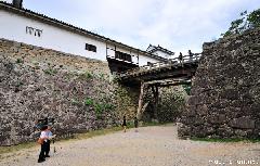 Unique style tower at Hikone Castle