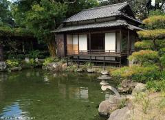 Tensha-en garden, one of the last daimyo gardens