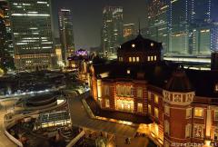 Tokyo Station night view