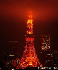 Tokyo Tower in the mist