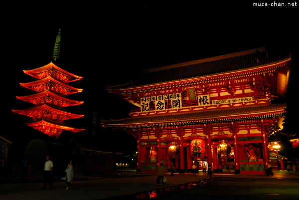 Hozomon Gate at Senso-ji Temple