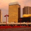 Asahi Flamme d'Or building, view from Komagata bridge