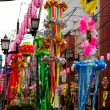Tanabata decorations on Kappabashi Dori