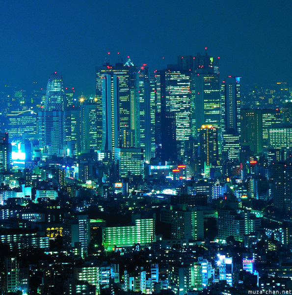 Shinjuku high-rise, view from Sunshine City