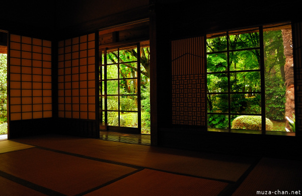 Japanese house, interior, at Edo Tokyo Open Air Museum