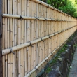 Bamboo fence at Edo Tokyo Open Air Museum