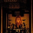 Interior of main hall at  Zojo-ji Temple