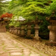 Near the water house at Mausoleum Rinno-ji Taiyuin