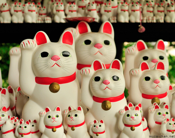 maneki neko history