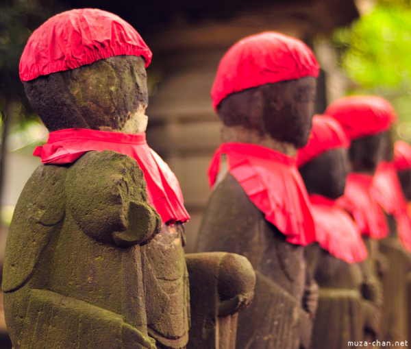 Jizo statues at Kanei-ji Temple