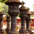 Large copper lanterns at Toshogu Shrine